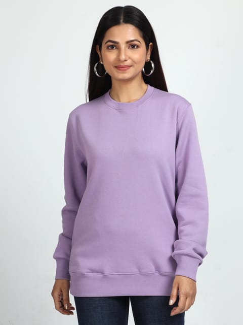 Women Lavender Sweatshirt