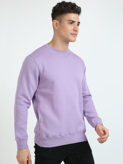 Men Lavender Sweatshirt