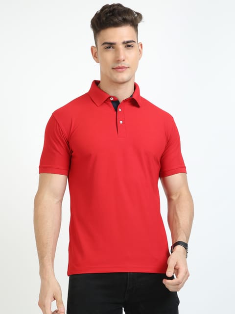 Arrow Red Men's Polo T-shirt