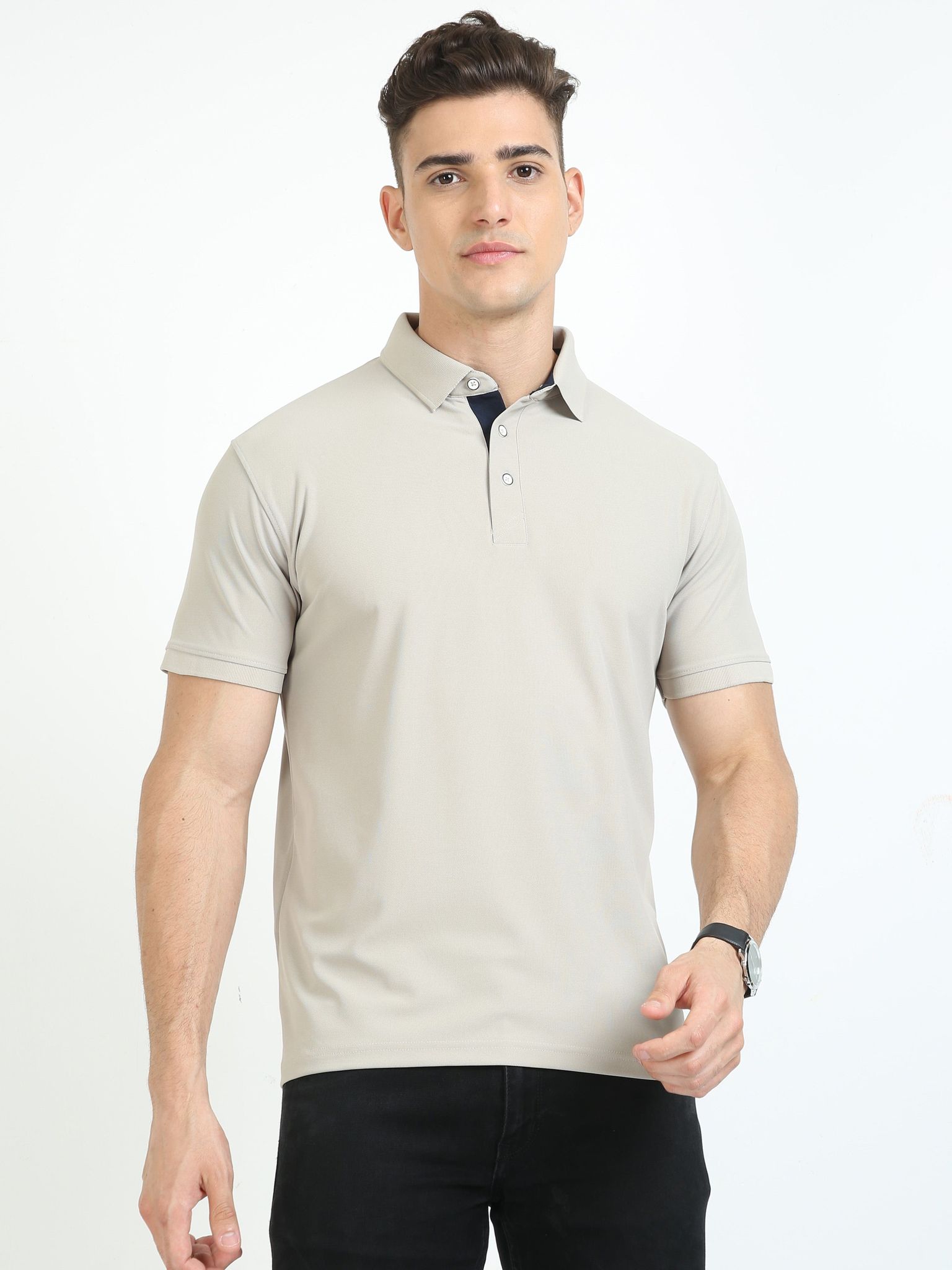 Aluminium Men's Polo T-shirt