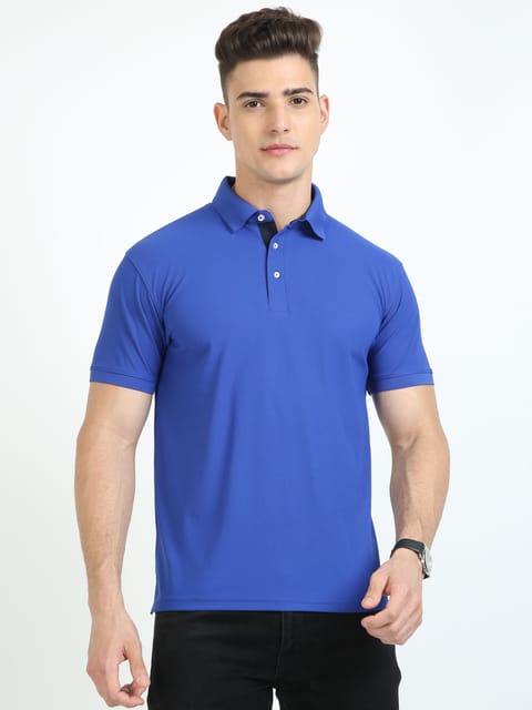 Imperial Blue Men's Polo T-shirt