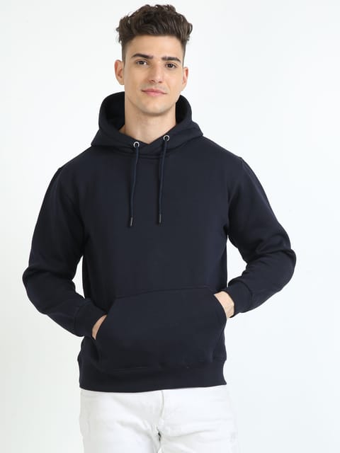 Men Navy Hoodie