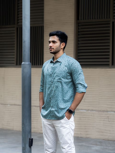 Emerald Envy Evergreen Elegance Shirt