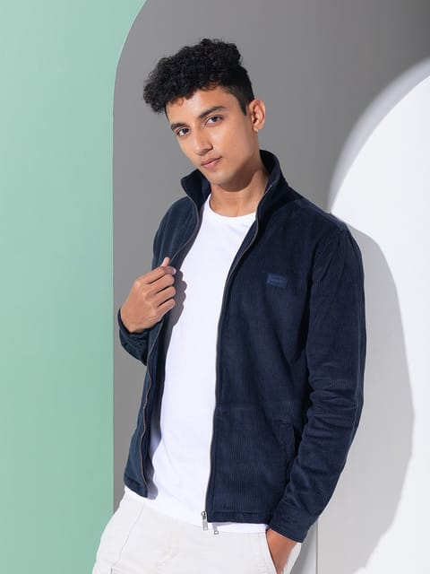 Stormy  Navy Corduroy Jacket