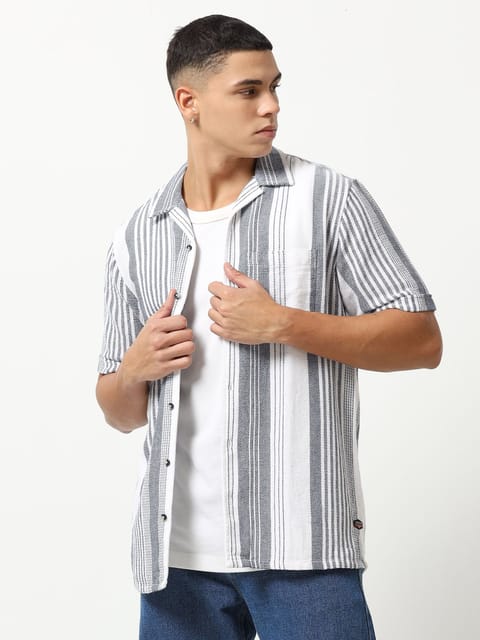 Azure Simplicity Stripes Shirt