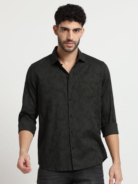 Emerald Dobby Elegance Shirt