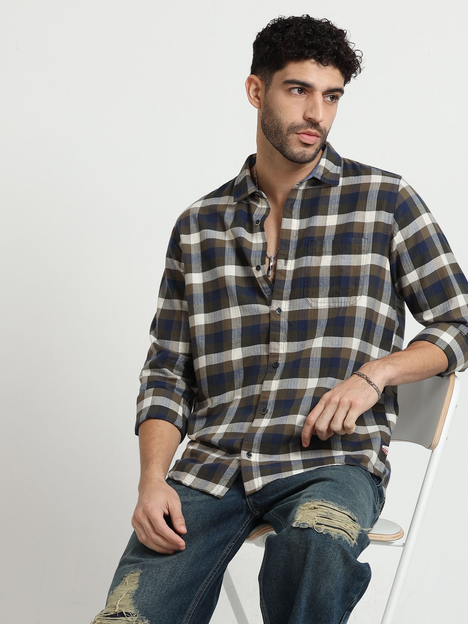 Mossy Check Ridge Classic Shirt