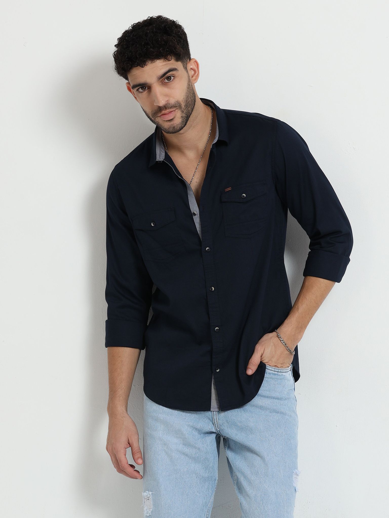 Nautical Navy Essence Shirt