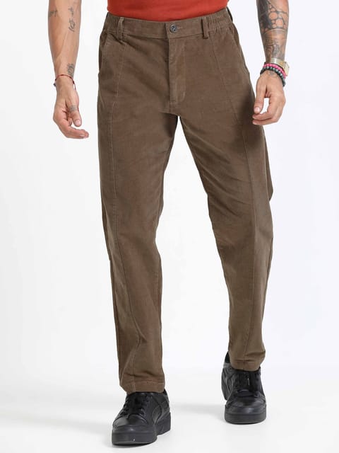 Premium Corduroy Pant In Brown