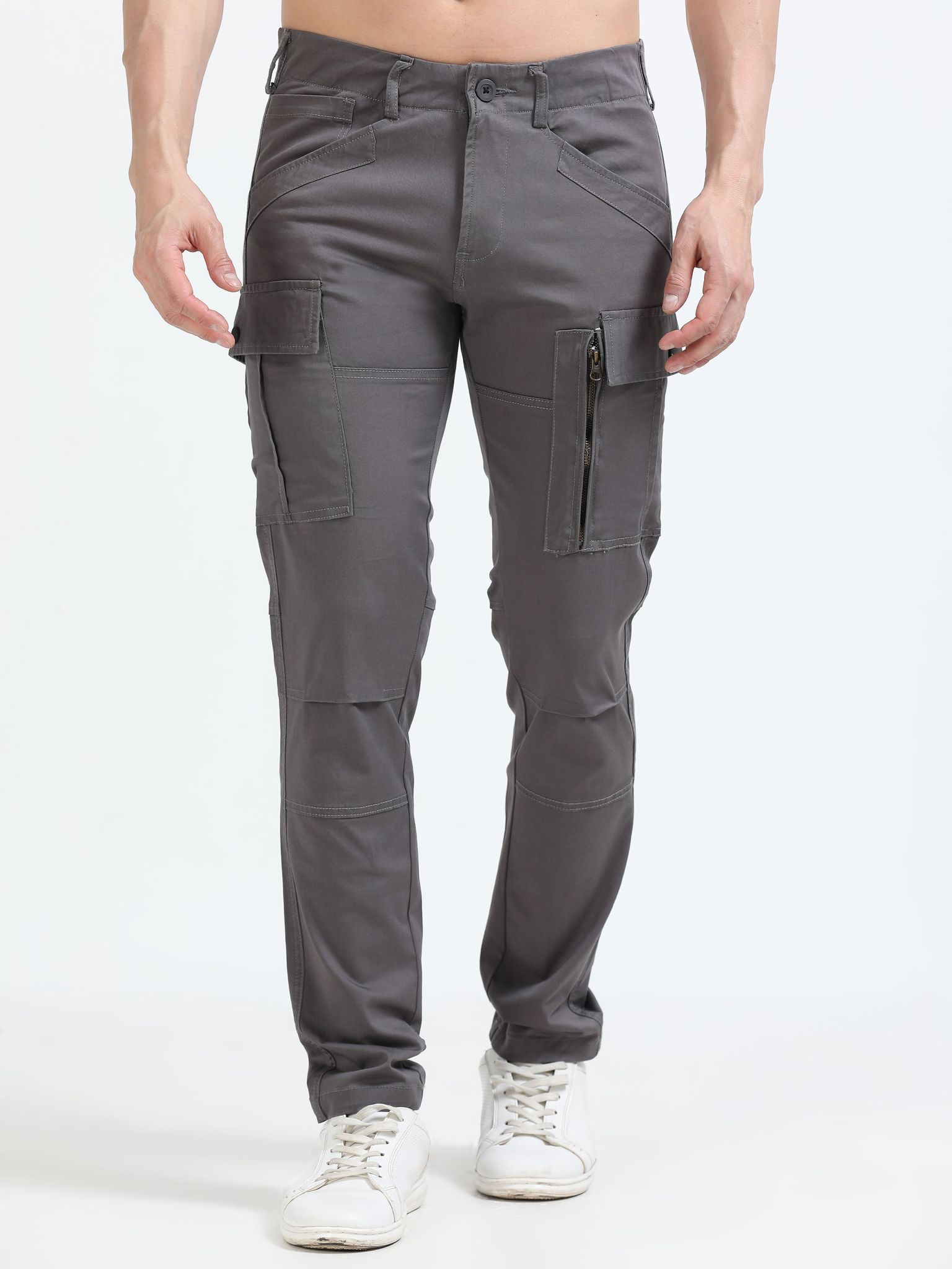 Men Heavy Cargo-Grey