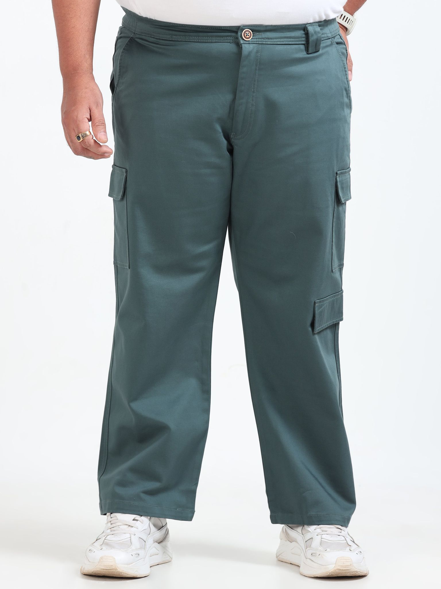 Men Classic Boohoo Curve Cargo -Teal