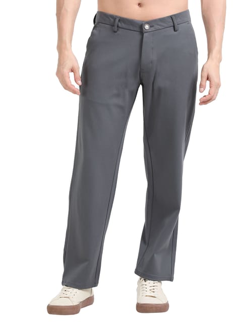 Men Tencil Leisure Trousers-Dk Grey