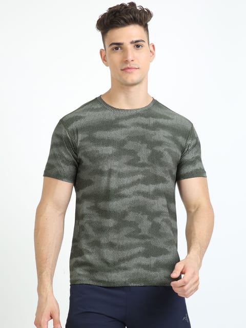 Grey Asparagus Sports Tee