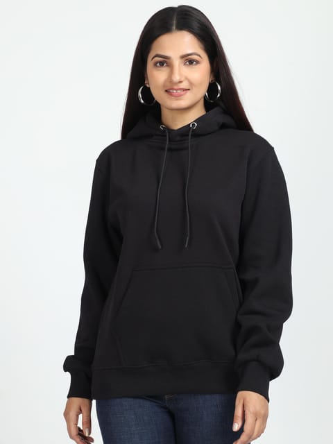 Women Black Hoodie