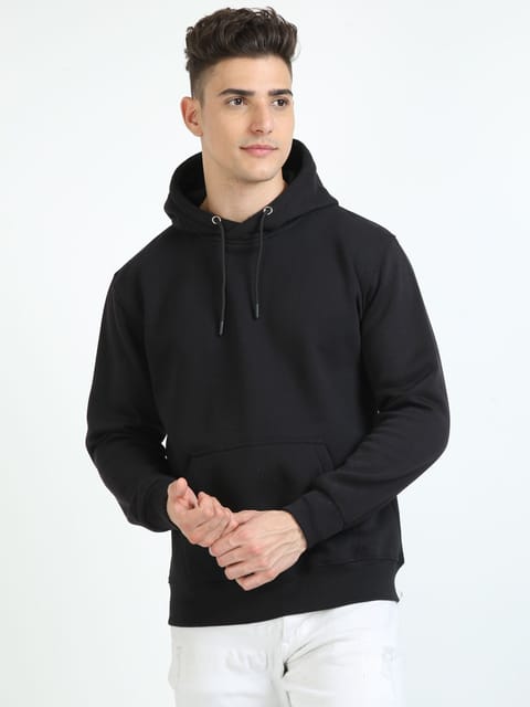 Men Black Hoodie