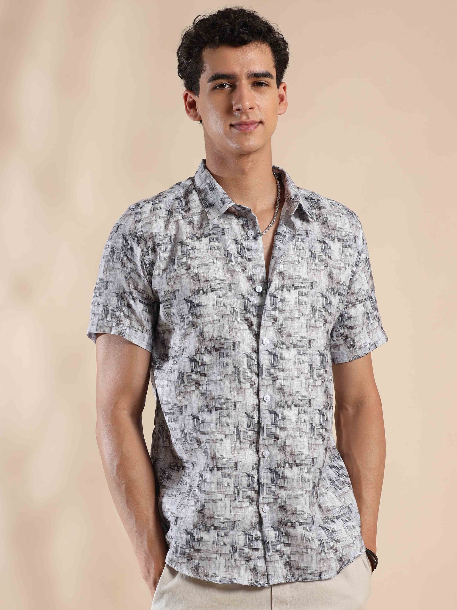 Summer Platinum Cotton Shirt