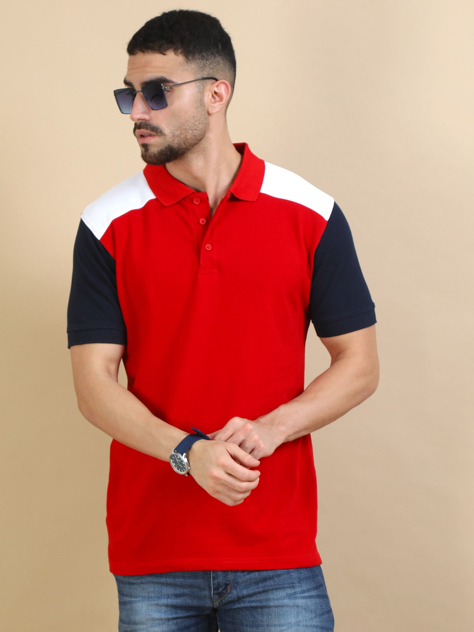 Pannel Design Polo - Red