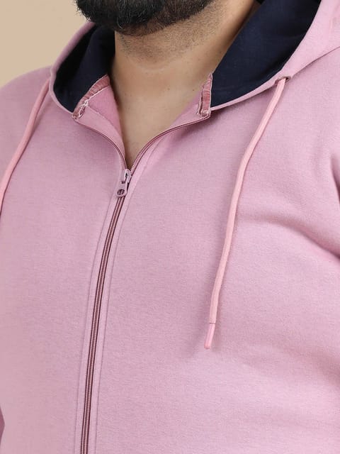 CozyPeak Plus Size Onion Pink Hoodie