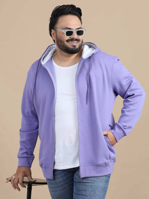 CozyPeak Plus Size Lavender Hoodie