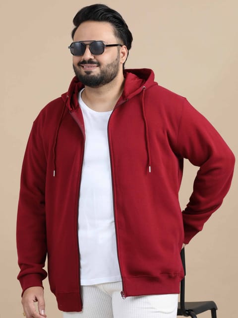 CozyPeak Plus Size Red Hoodie