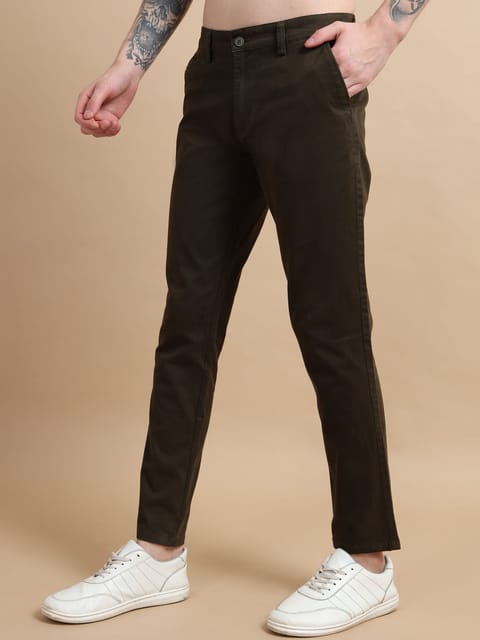 Plus Size Black Olive ComfiTwill Stretch