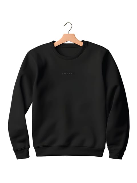 Caslay Sustainable - Impact - Sustainable Black Sweatshirt