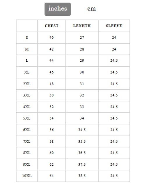 Size Guide