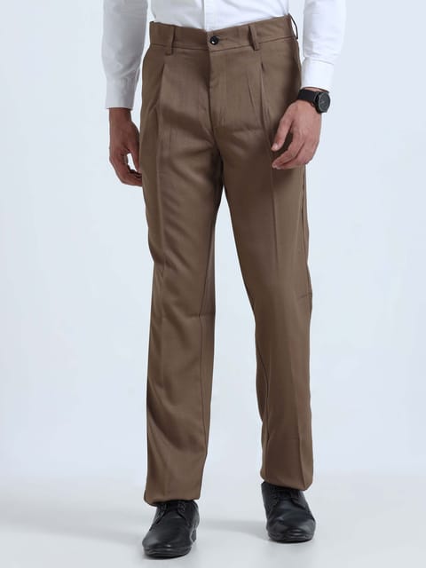 Men Bon Voyage Pleat Pant-Khaki