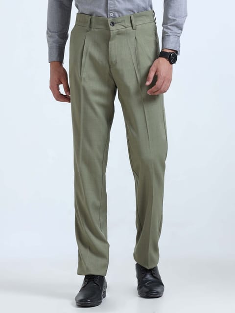 Men Bon Voyage Pleat Pant-Fern