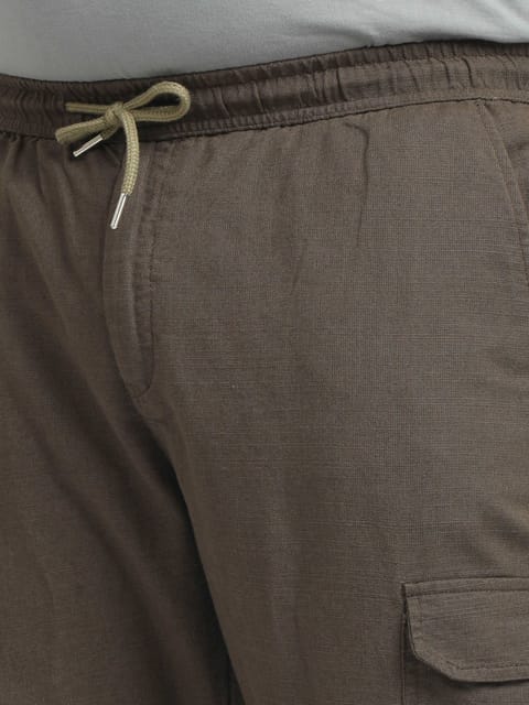 Men Lazy Linen Plus - Brown