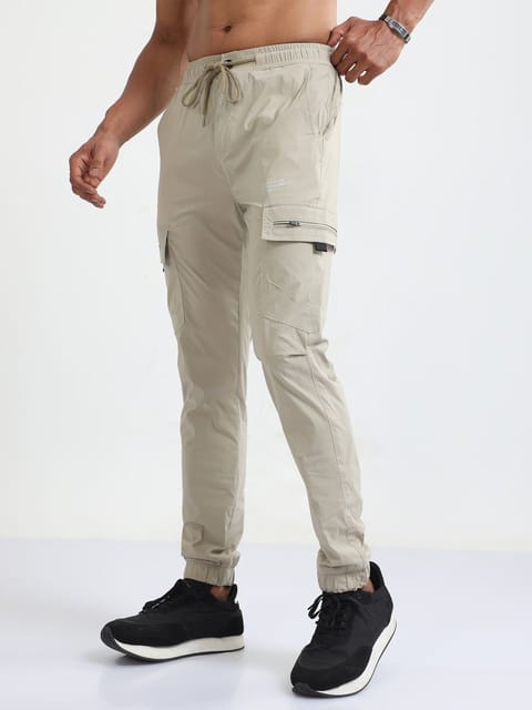 UltraLite Flexi Cargo Joggers-Beige