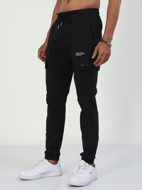 UltraLite Flexi Cargo Joggers-Black