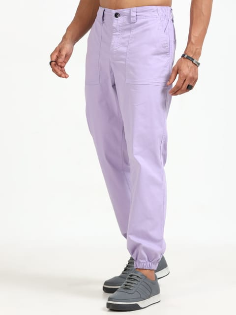 Men Vintage Jogger-Lilac