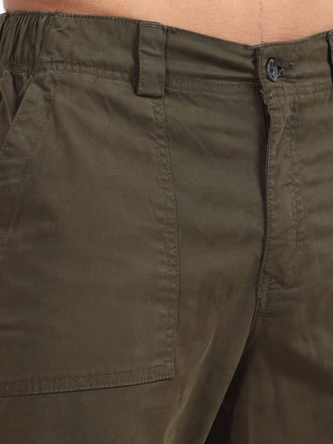 Men Vintage Jogger-Olive