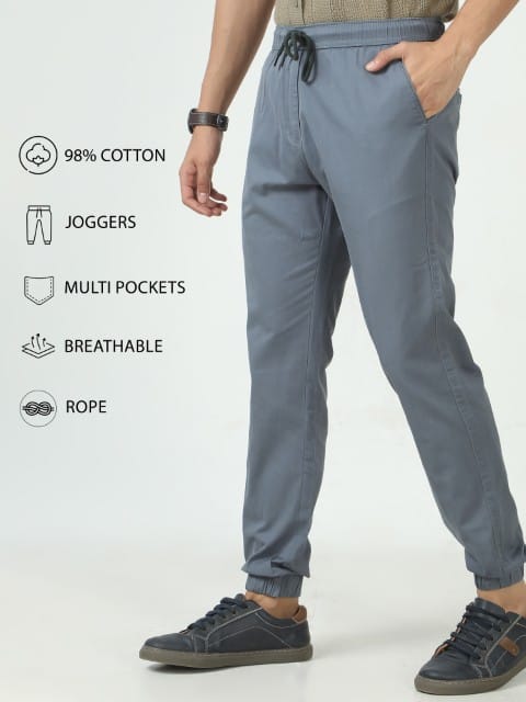 Men Air Joggers-Smoke