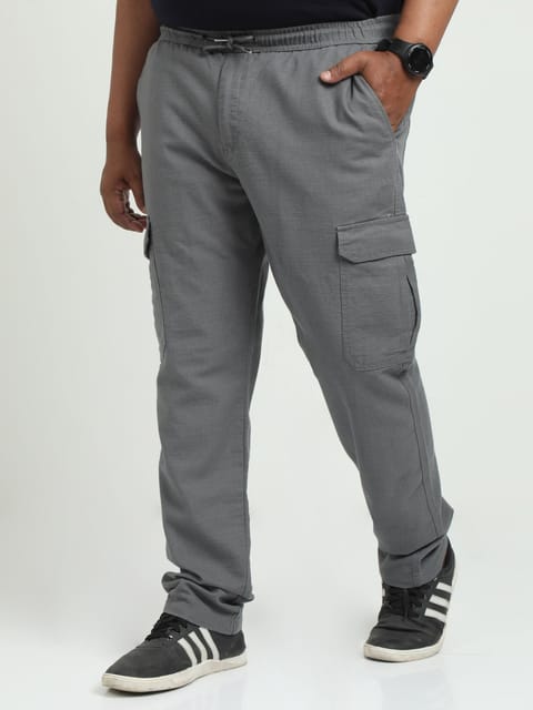 Men Lazy Linen Plus - Grey