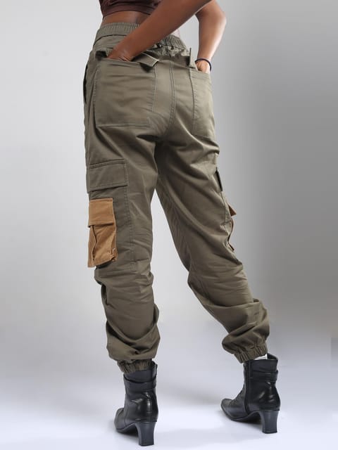 Women Jogger-Olive