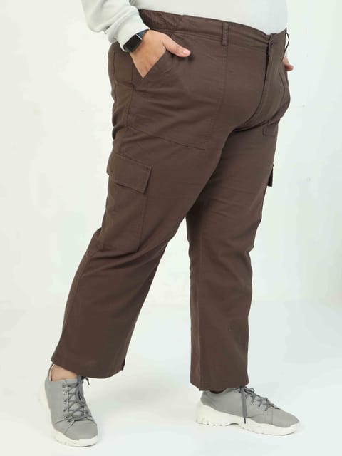 Women's Curve Cargos-Brown