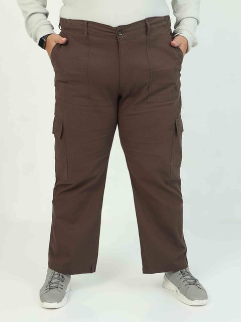 Women's Curve Cargos-Brown