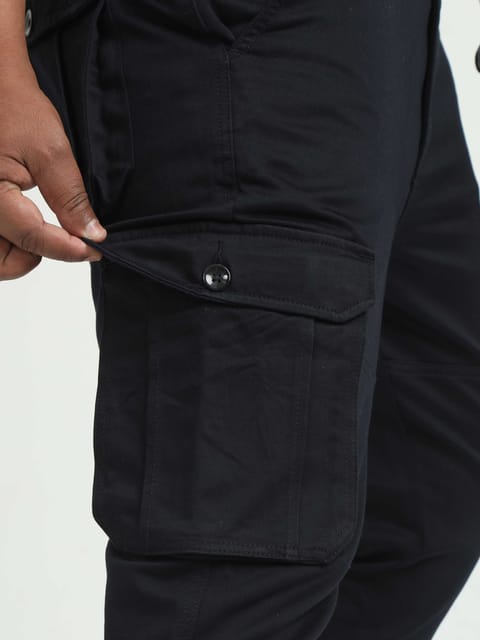 Men Plus Cargo-Black