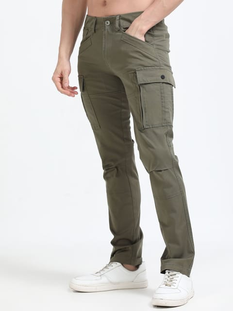 Men Heavy Cargo-Olive