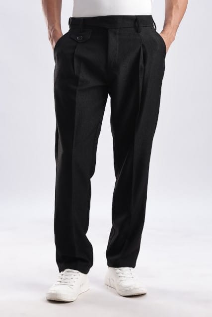 Men Gorkha Pant-Black