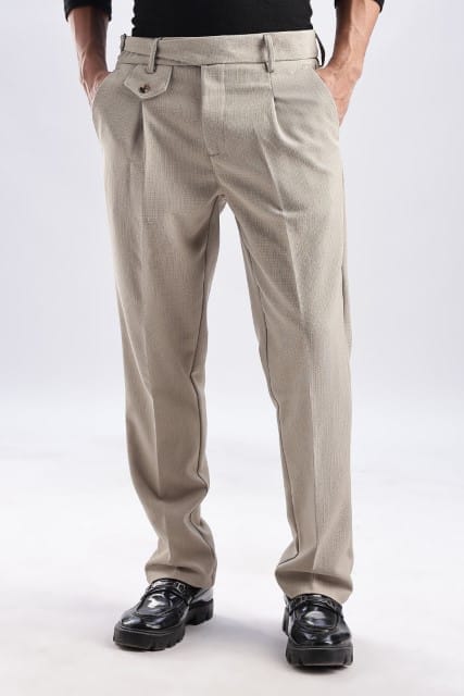 Men Gorkha Pant-Beige